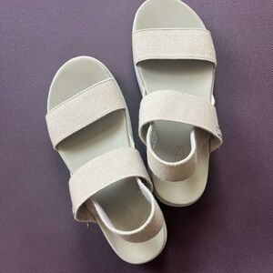 KEEN Women’s Elle Backstrap Sandal, Natural Sz 8.5